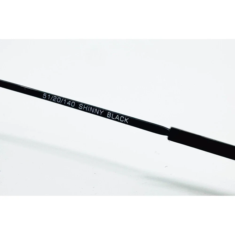 Flex Factor F5076 Eyeglasses Men Shinny Black Half Rim Rectangle 51/20/140 39595